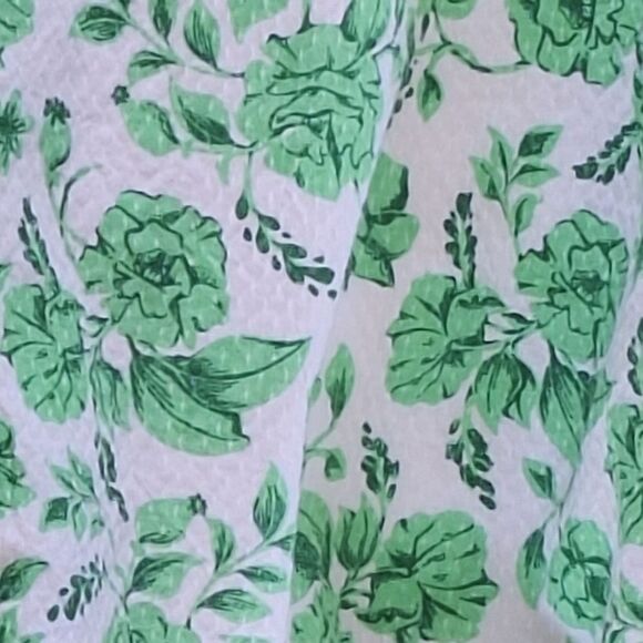 Joie girls smocked floral print dress green cotton lined cottage - Picture 8 of 16